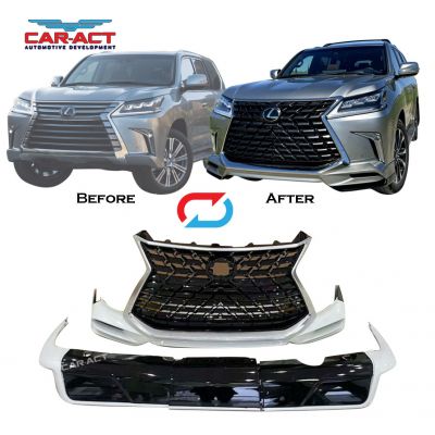 2016-2018 Lexus LX570 Convert to 2021 Style Grille Splitter Backlip