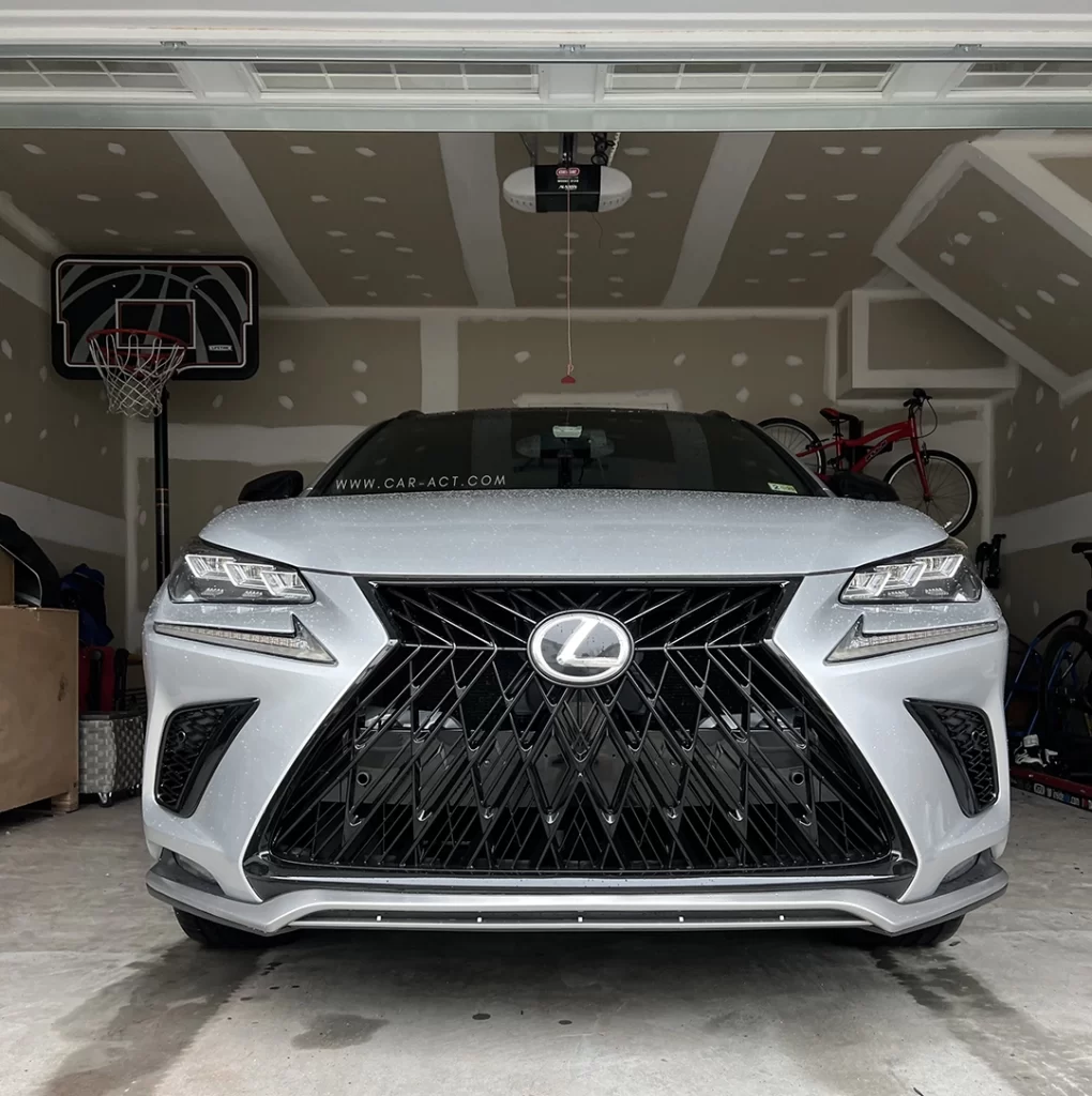 2015-2021 Lexus NX with TRD style front bumper conversion installed in Virginia