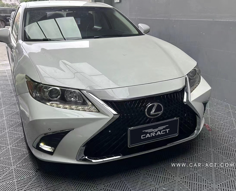 Lexus ES250 ES300h ES350 2013–2015 LS style body kit conversion front view