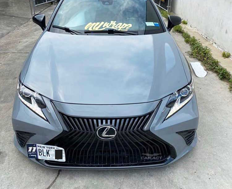 2019 Lexus ES style front bumper installed on a 2015 Lexus ES350