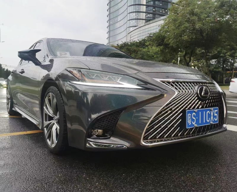 Custom LS style bodykit fitted on 2020 Lexus ES350 – luxury design upgrade