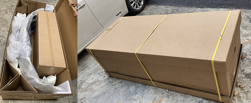 car-act bodykit bumper grille packed secure and isolated, light weight and convenient for air shipping, with strong protection