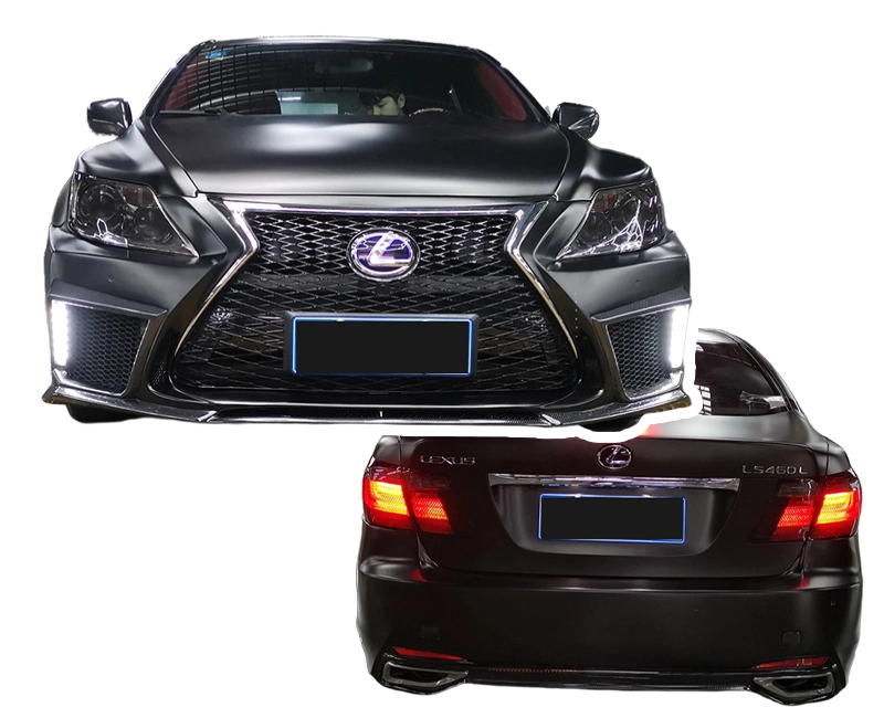 Full V-Vision body kit contents for 2007-2012 Lexus LS460
