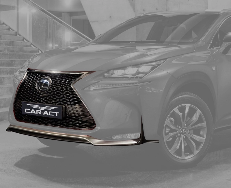 F-Sport style grille and front lip spoiler kit for 2015-2021 Lexus NX200t/NX300/NX300h