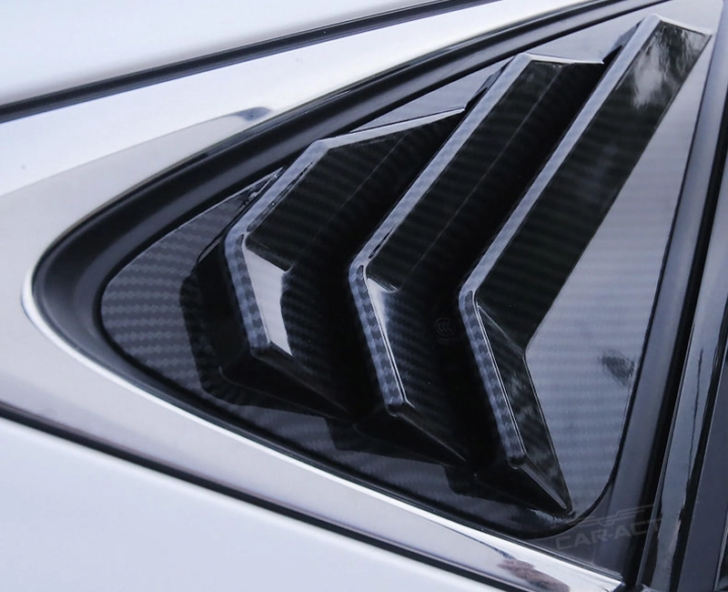 Rear quarter window louvers for 2015-2021 Lexus NX200t/NX300/NX300h
