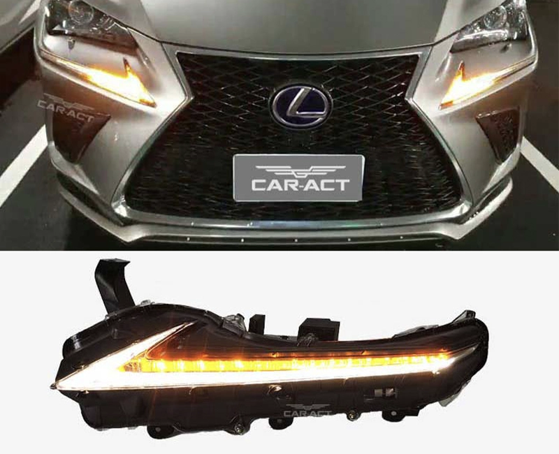 Plug-and-play wiring harness for Lexus NX LED DRL installation