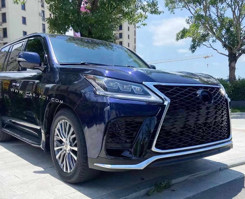Lexus LX570 side profile with LX600 F-Sport front conversion