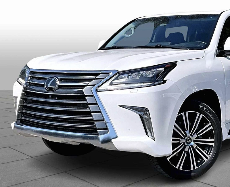 TRD Sport style front bumper with aggressive grille for 2016-2021 LX570