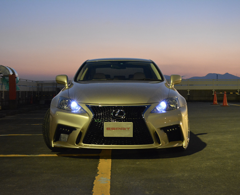 2006-2013 Lexus IS250 IS350 convertible front bumper Esprit fitment compatible