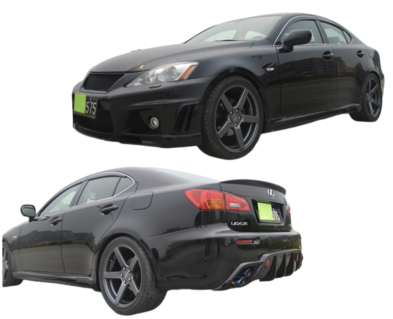 2006-2013 Lexus IS250 Wald style body kit front rear bumper side skirts complete
