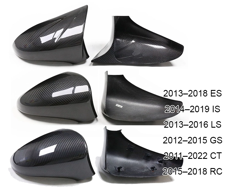 Lexus Mirror Covers Carbon 2011-2019 ES IS GS