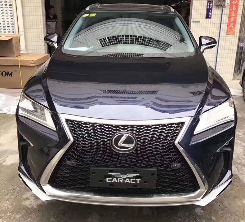 2017 Lexus RX350 with F-Sport grille, splitter and diffuser