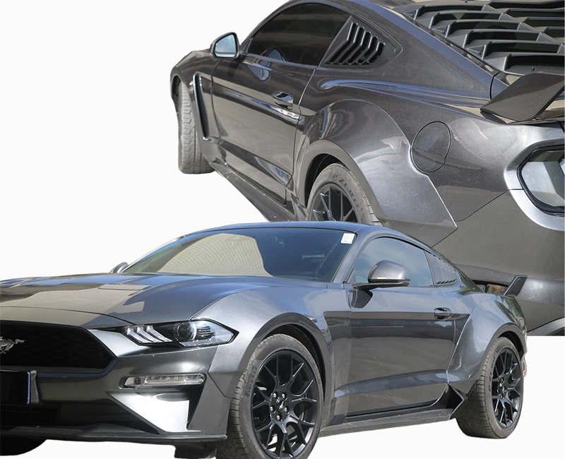 2020 Ford Mustang GT with carbon wide body kit installed