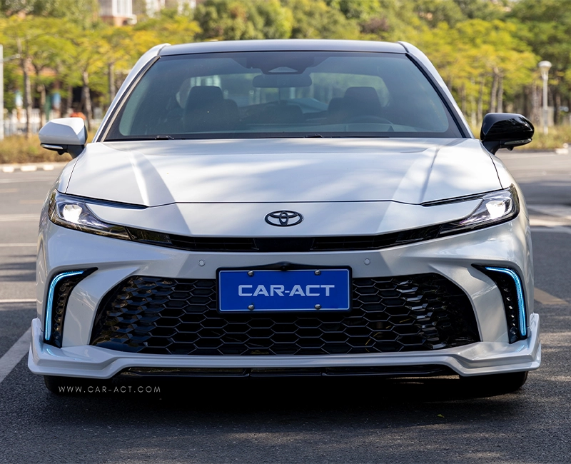 Close-up of GR style body kit details 2025 Camry