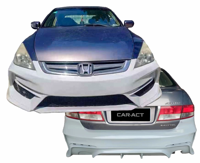 Before and after OEM+ sport aero kit Accord facelift