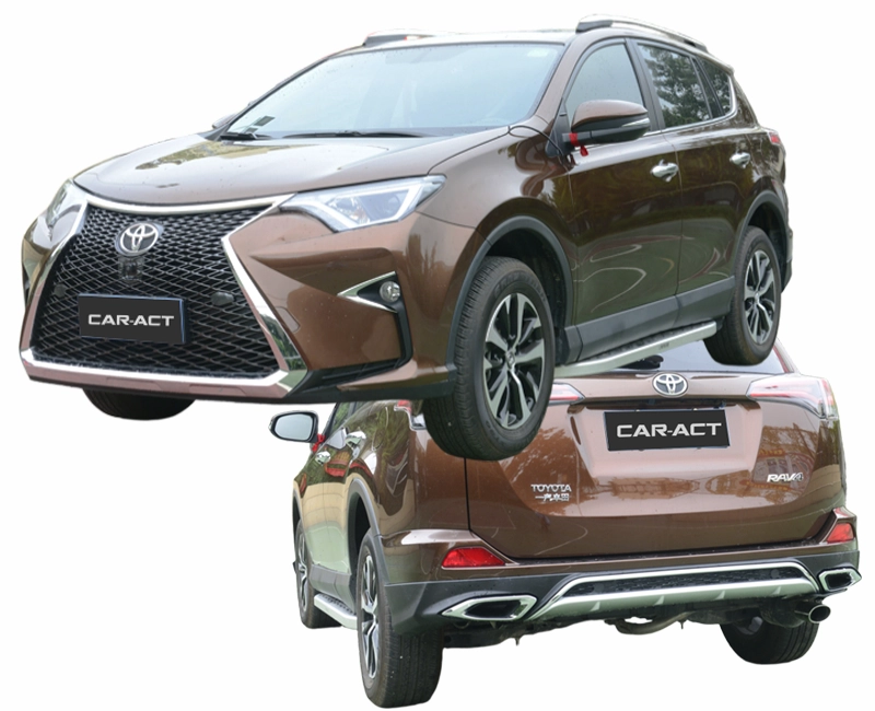Before and after Lexus NX conversion RAV4 facelift
