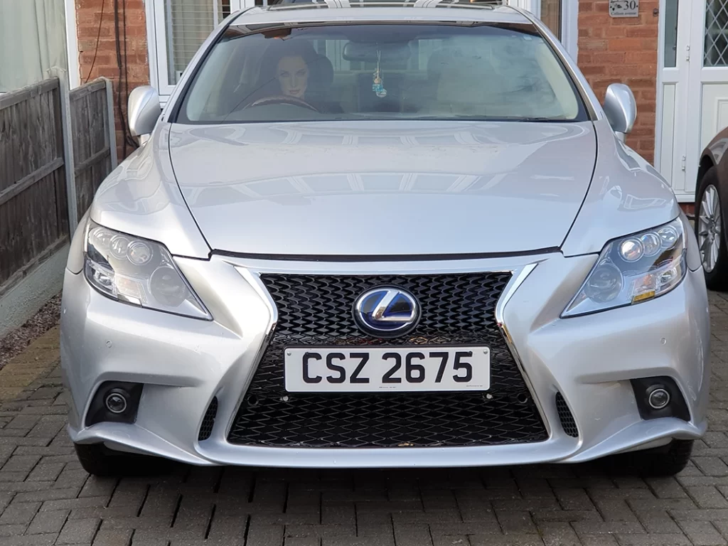 2007-2012 Lexus LS upgraded with F Sport style front bumper in Birmingham UK