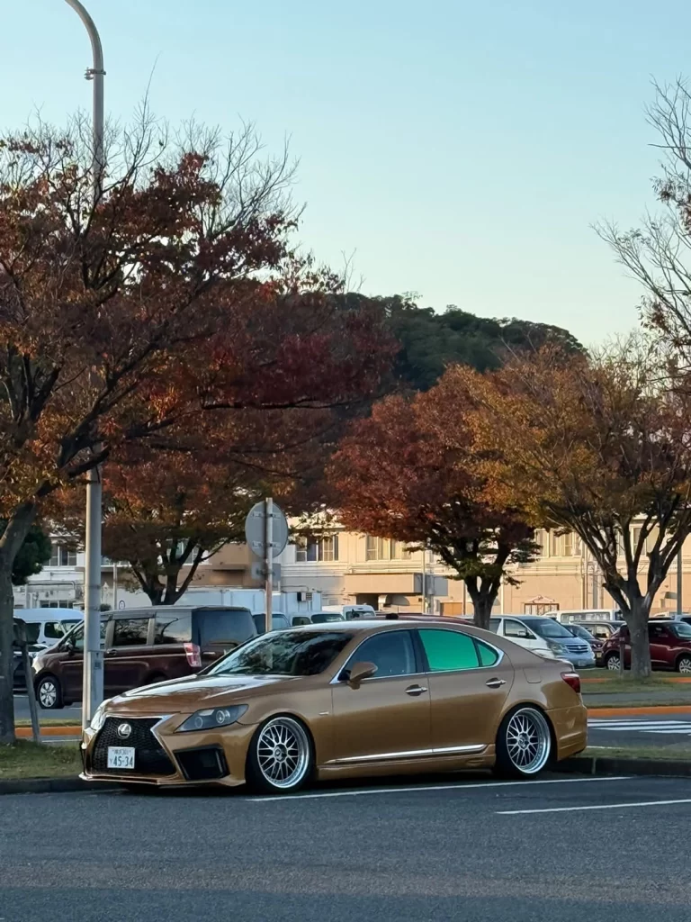 2007-2012 Lexus LS460 LS600h converted with V-Vision style front bumper