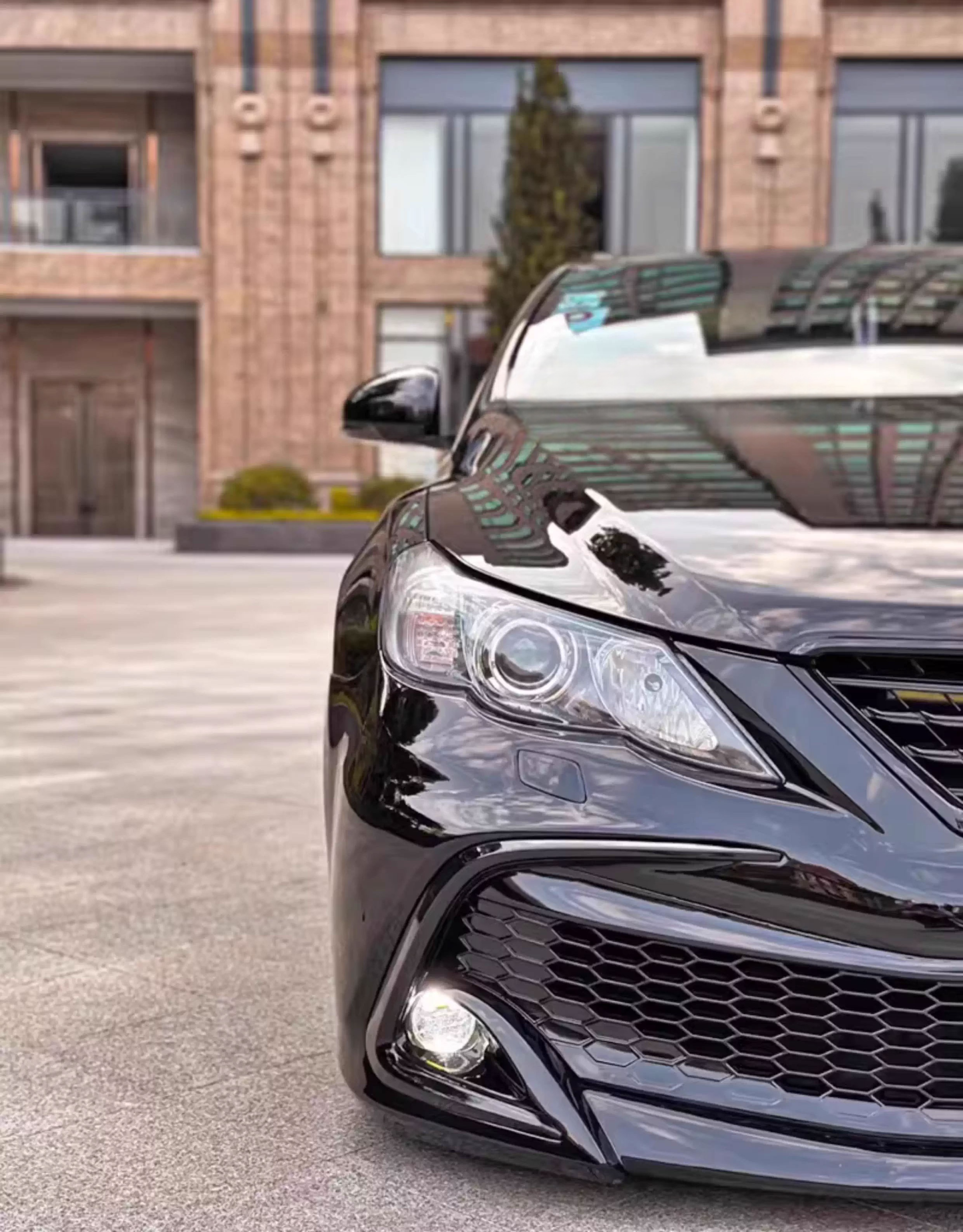 Mark X 2010 2012 bumper upgrade facelift