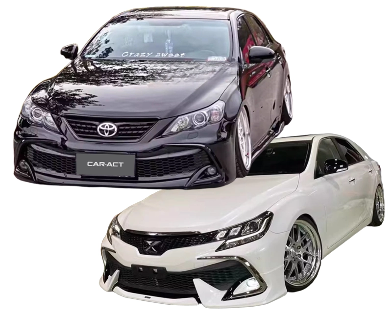 Toyota Mark X tuning body kit front view