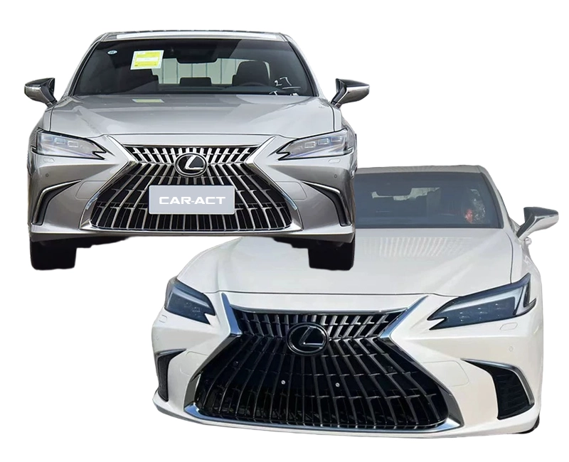 Lexus ES front spindle grille with chrome finish