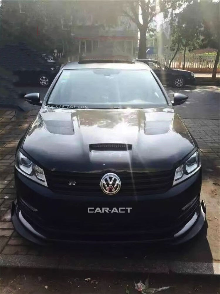 Passat carbon fiber bonnet front view