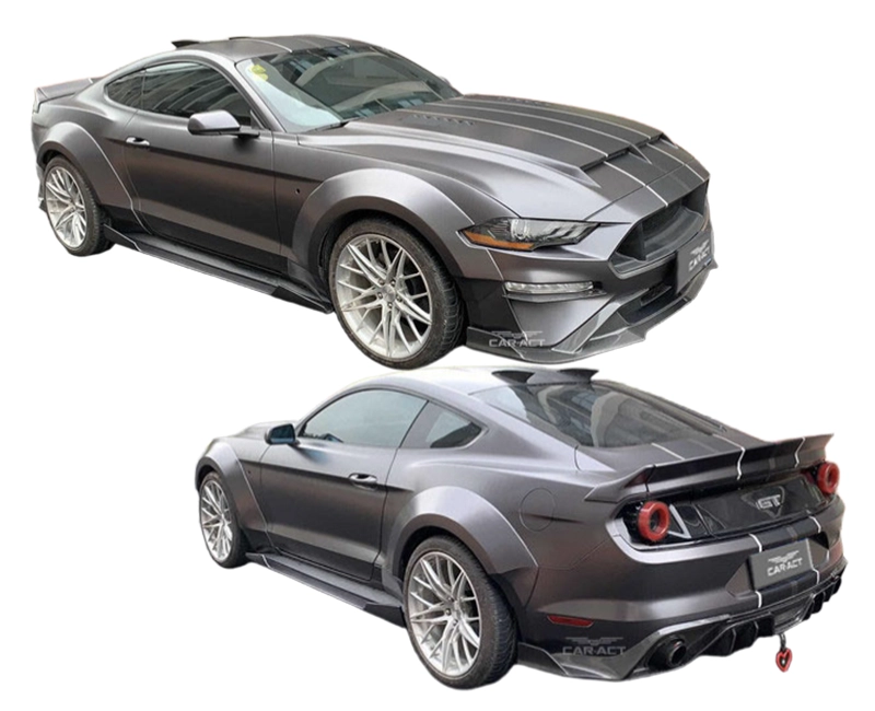 Mustang side skirts carbon fiber upgrade