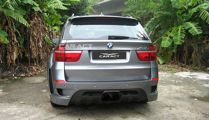 BMW SUV wide body kit rear bumper exhaust
