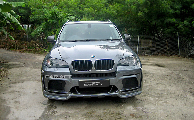 BMW X5 E70 HAMANN wide body kit front view