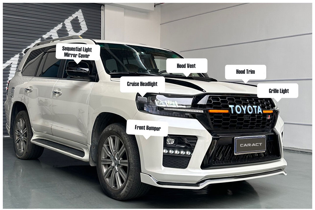 Land Cruiser Elford style body kit full conversion