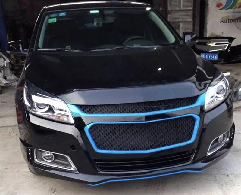 Malibu front bumper LED DRL upgrade
