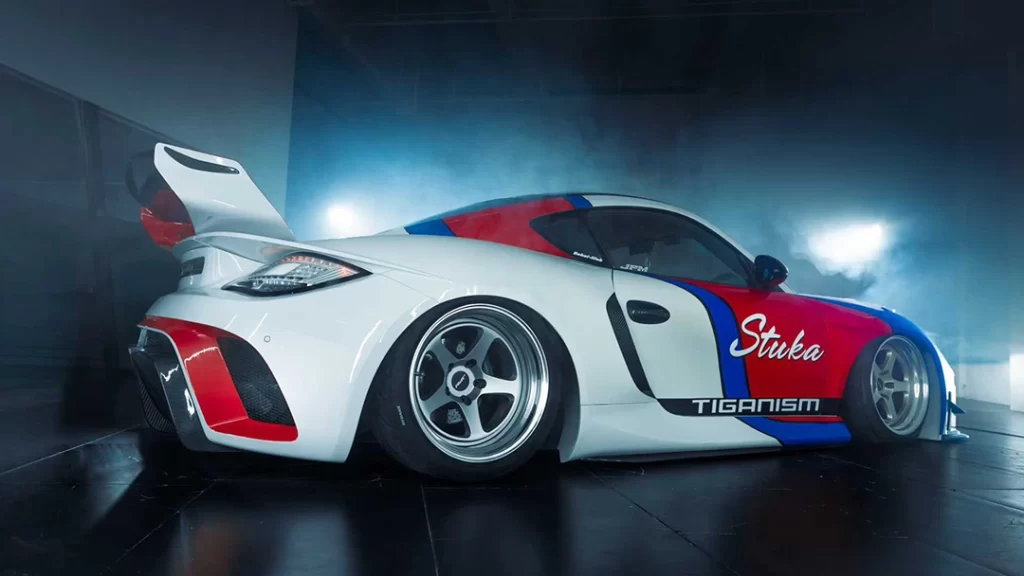 Porsche Cayman wide fenders