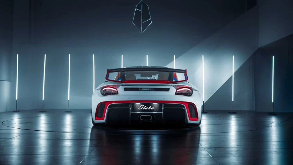 Porsche Cayman rear bumper upgrade