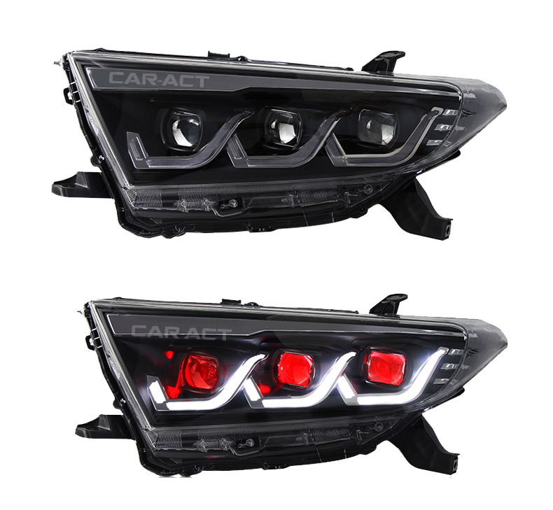 2011 Toyota Highlander triple LED headlights