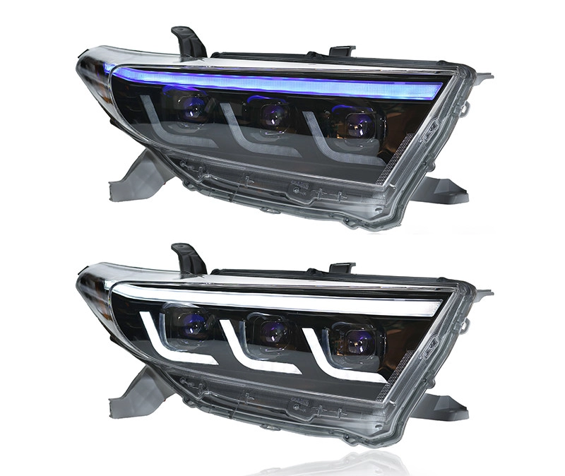 Toyota Kluger triple beam headlights