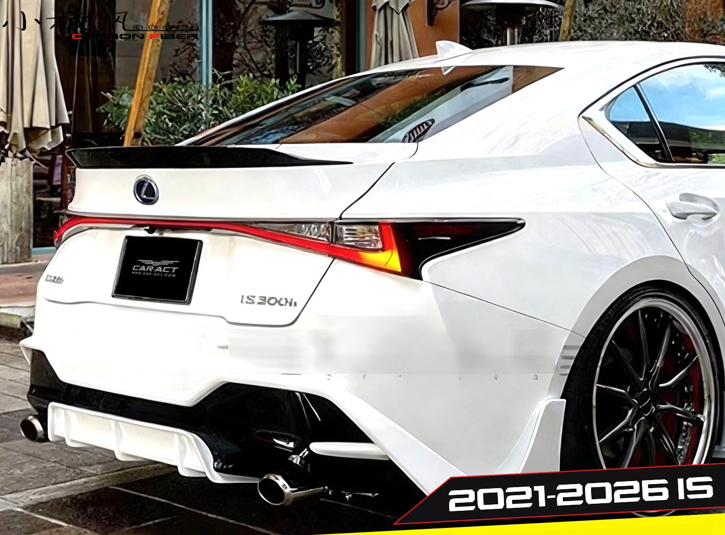 Lexus IS350 rear trunk spoiler