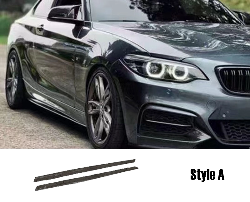 BMW M235i carbon fiber side skirts