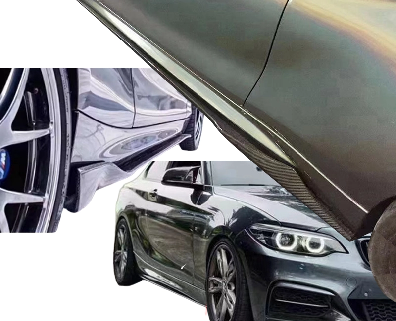 BMW 2 Series carbon fiber side skirts