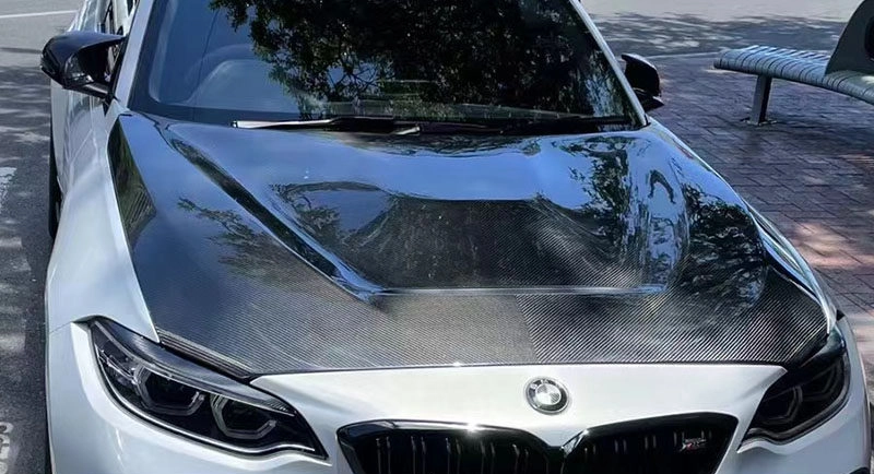 BMW F22 carbon fiber hood