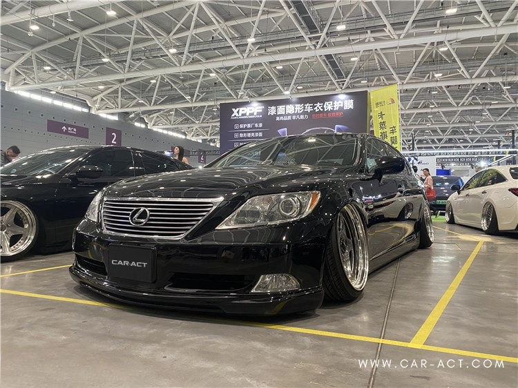 Lexus LS460 front lip spoiler upgrade