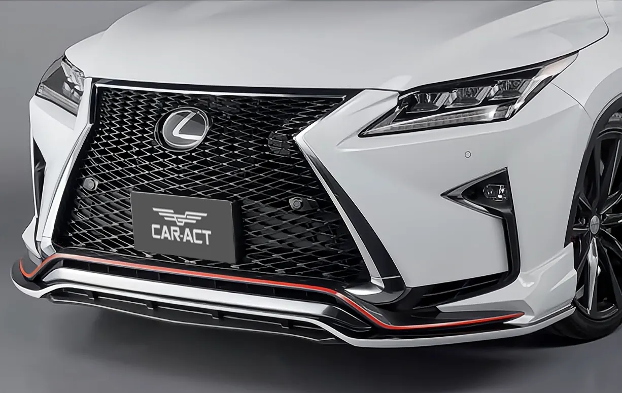 Lexus RX plug and play carbon fiber lip