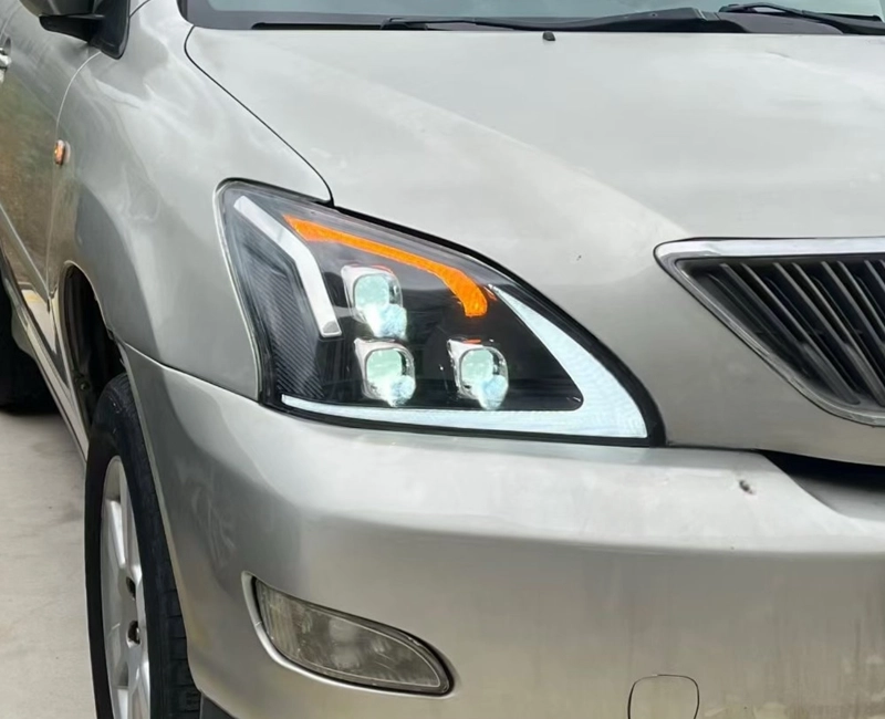 Lexus RX triple beam LED headlights upgrade